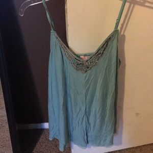 Turquoise tank top